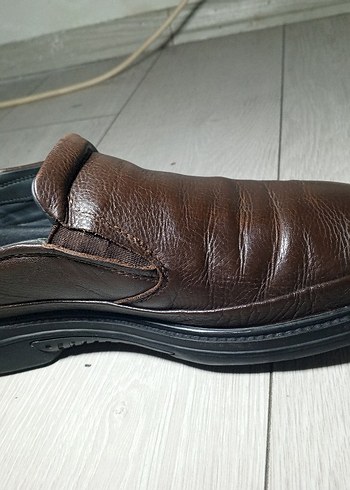 Tergan marka Kahve renkl hakiki deri erkek ayakkabsıı - Görsel 8