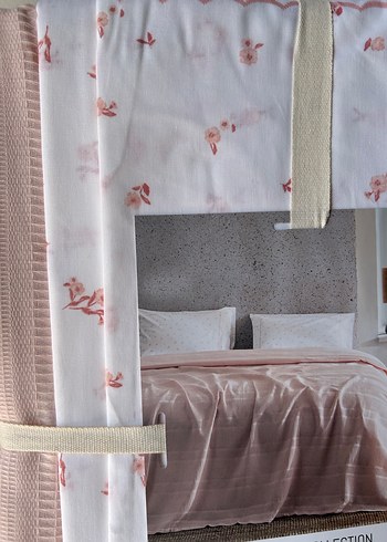 Madame Coco Pembe Baskılı Pastel Pike takımı