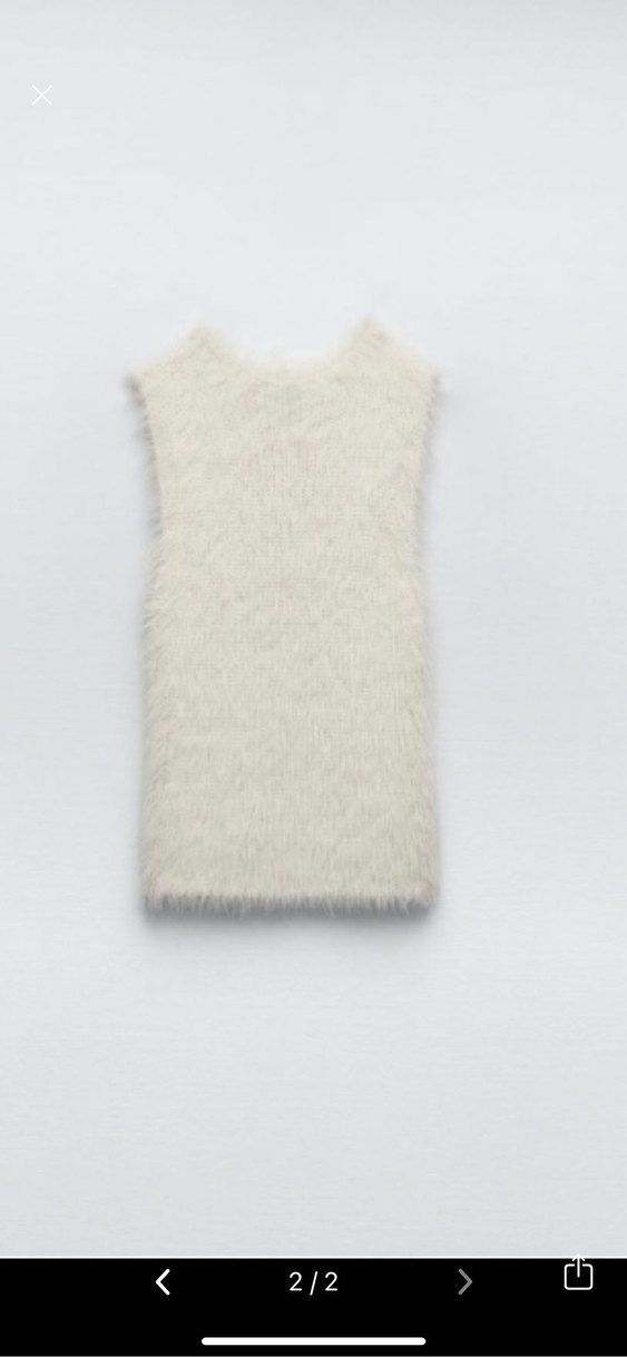 Zara tüylü bluz - Görsel 2