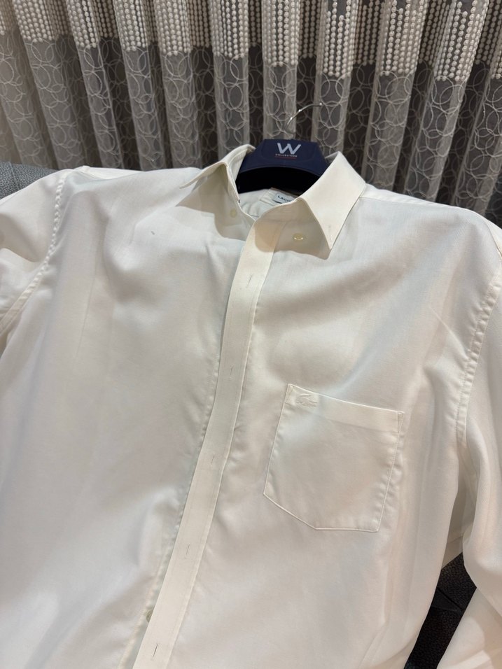 Lacoste Beyaz Regular Fit Kısa Kollu Erkek Gömlek - Görsel 2