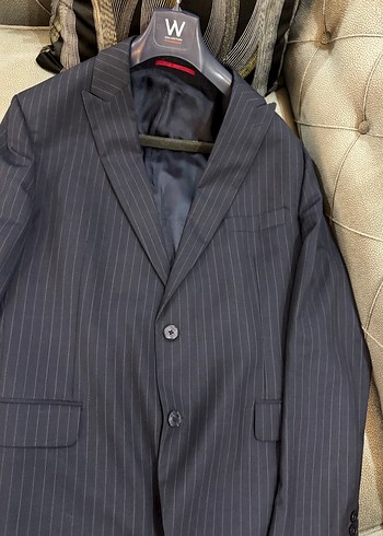 RAMSEY Gri Çizgili Erkek Ceket 54/6 drop - Görsel 5