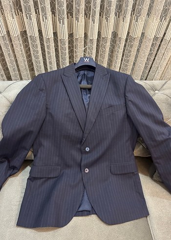 RAMSEY Gri Çizgili Erkek Ceket 54/6 drop - Görsel 3