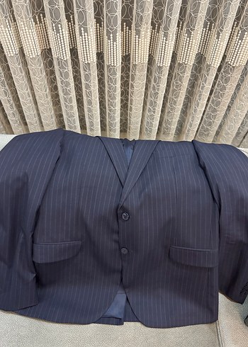 RAMSEY Gri Çizgili Erkek Ceket 54/6 drop - Görsel 4