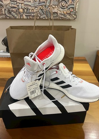 Adidas Beyaz Erkek Koşu ve Spor Ayakkabısı - Görsel 2