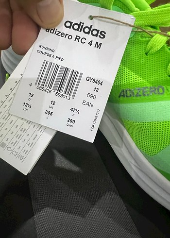 Orginal Erkek Yeşil Adidas Koşu Ayakkabısı - Görsel 3