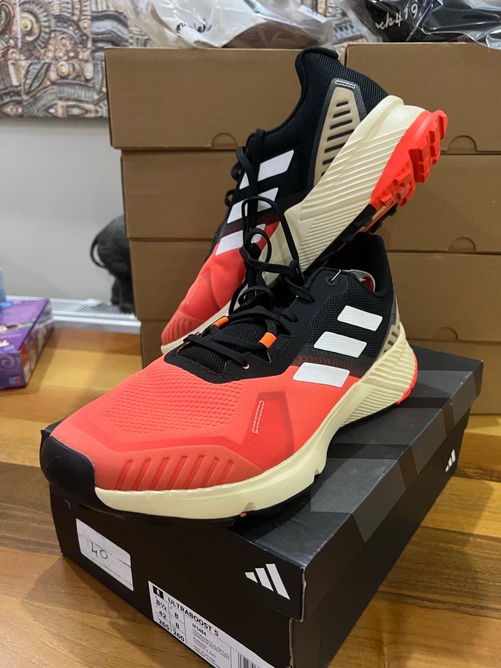 Kırmızı Siyah Erkek Spor Ayakkabı - Görsel 4