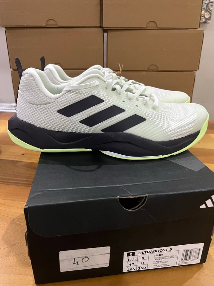 Erkek Beyaz Adidas Spor Ayakkabı Velcro - Görsel 3