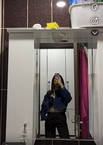 Lacivert Denim Ceket