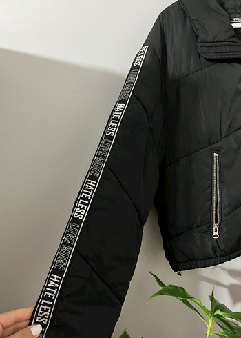 Siyah Fermuarlı Kadın Günlük Ceket - Görsel 2