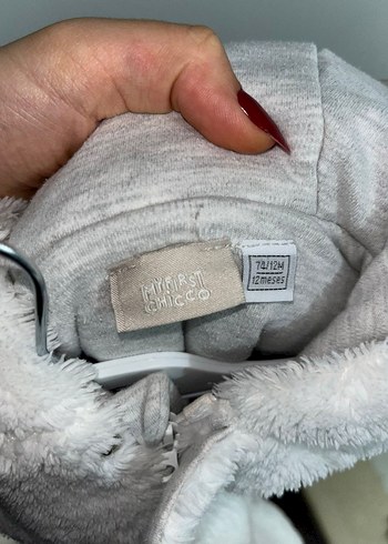 Kız Çocuk Beyaz Kürk Detaylı Ceket - Görsel 4