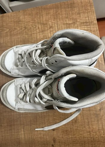 Beyaz Gri Nike Kadın Spor Ayakkabı - Görsel 6