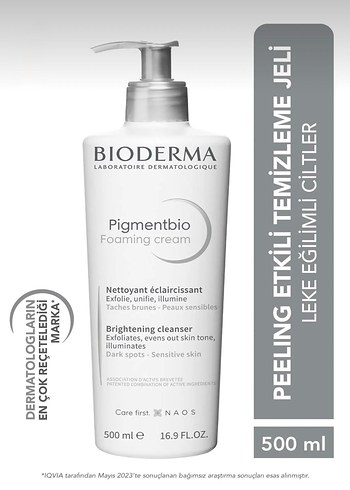 Bioderma Pigmentbio Aydınlatıcı Yüz Temizleme Jeli 500 ml