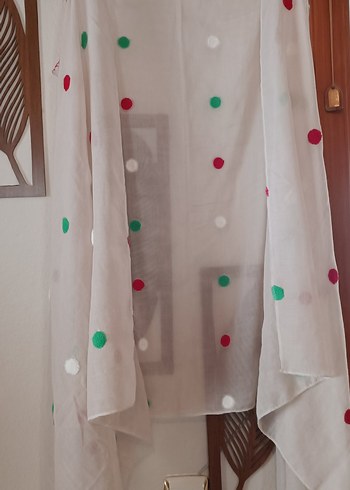 plaj kıyafeti Puantiyeli Bohem mayo bkiniy üstü plaj kıyafeti - Görsel 2