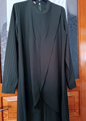 42 Beden haki Renk haki yeşil Kadın Uzun Kollu Pilili Takım