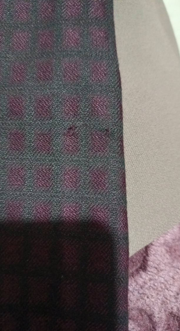 Drapeli Lacivert ve mor renkli Kadın Uzun Etek - Görsel 3