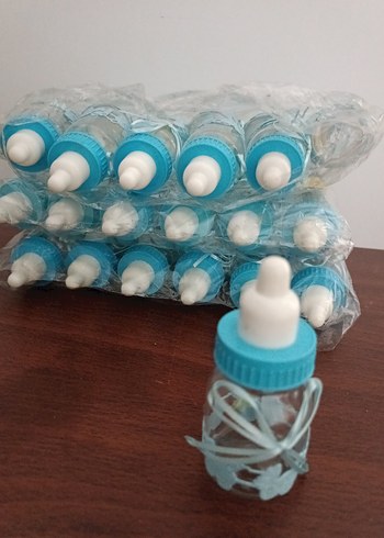 Mavi Mini Bebek Biberonu Süsleme - Görsel 2