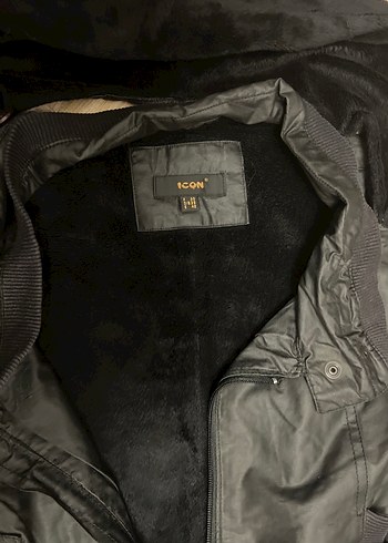 Siyah Kadın Uzun Kürklü Ceket - Görsel 2