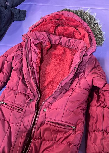 Pembe Kürklü Hamile Montu - Görsel 3