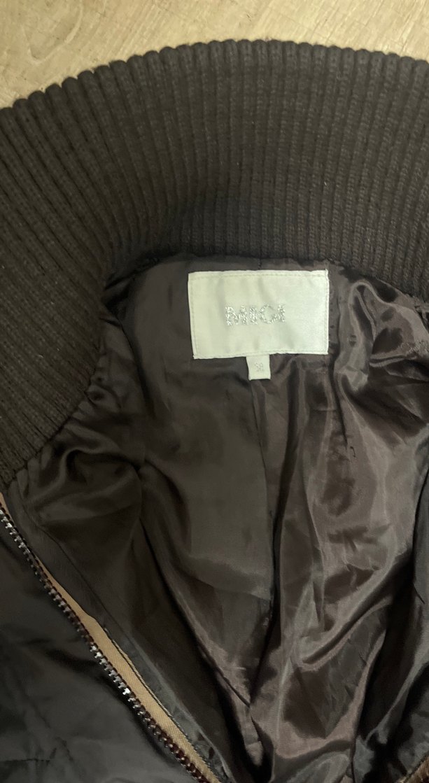 Siyah Uzun Kadın Kışlık Mont Fermuarlı - Görsel 2