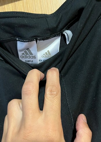 Adidas Kadın Siyah Spor Pantolonu Velcro Detaylı