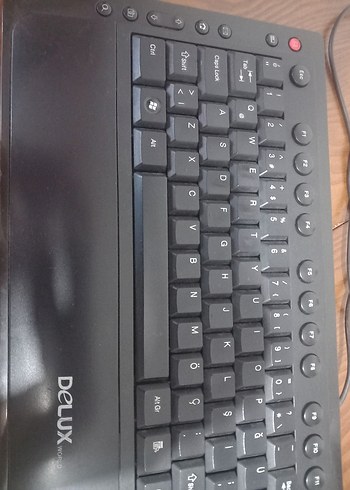 DELUX Siyah Kablolu Klavye - Görsel 2