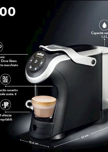 Siyah Lavazza LF400 Espresso Kahve Makinesi
