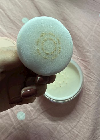 Bej Pastel Pudra ve Sünger - Görsel 3