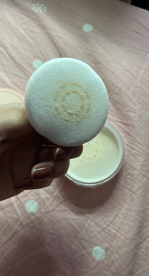 Bej Pastel Pudra ve Sünger - Görsel 3