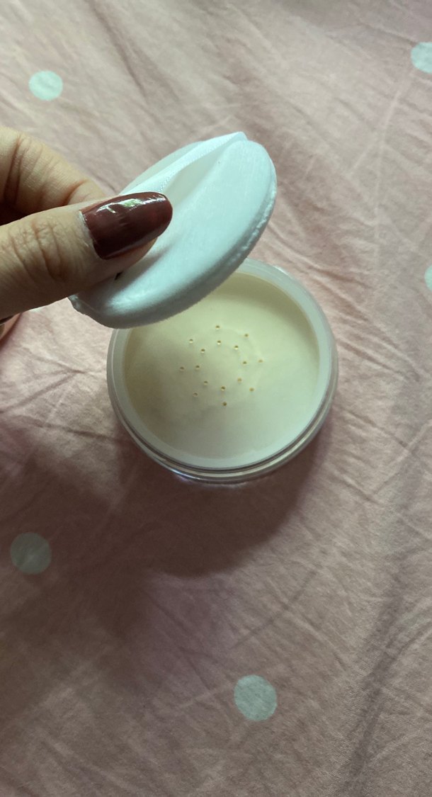 Bej Pastel Pudra ve Sünger - Görsel 2