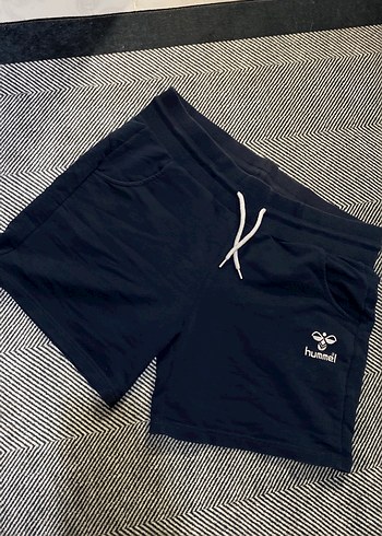 Hummel Siyah Pamuklu Rahat Mini Şort - Görsel 2