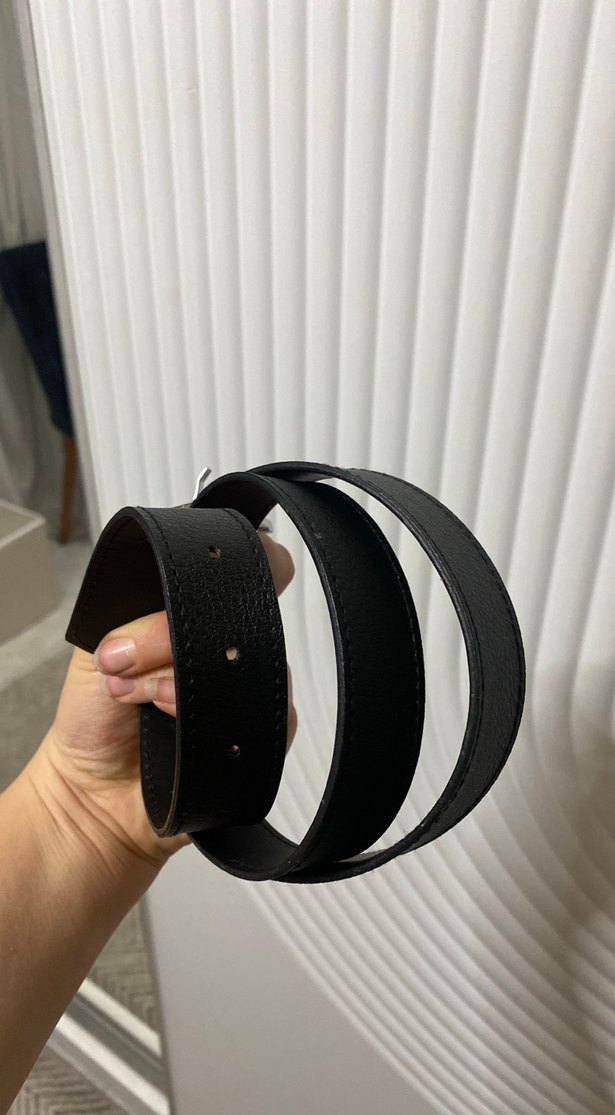 Siyah Deri Kadın Kemer - Görsel 3