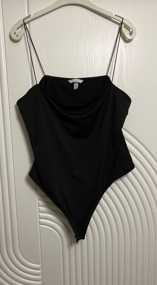 Siyah Drapeli Mini Kadın Atlet - Görsel 2