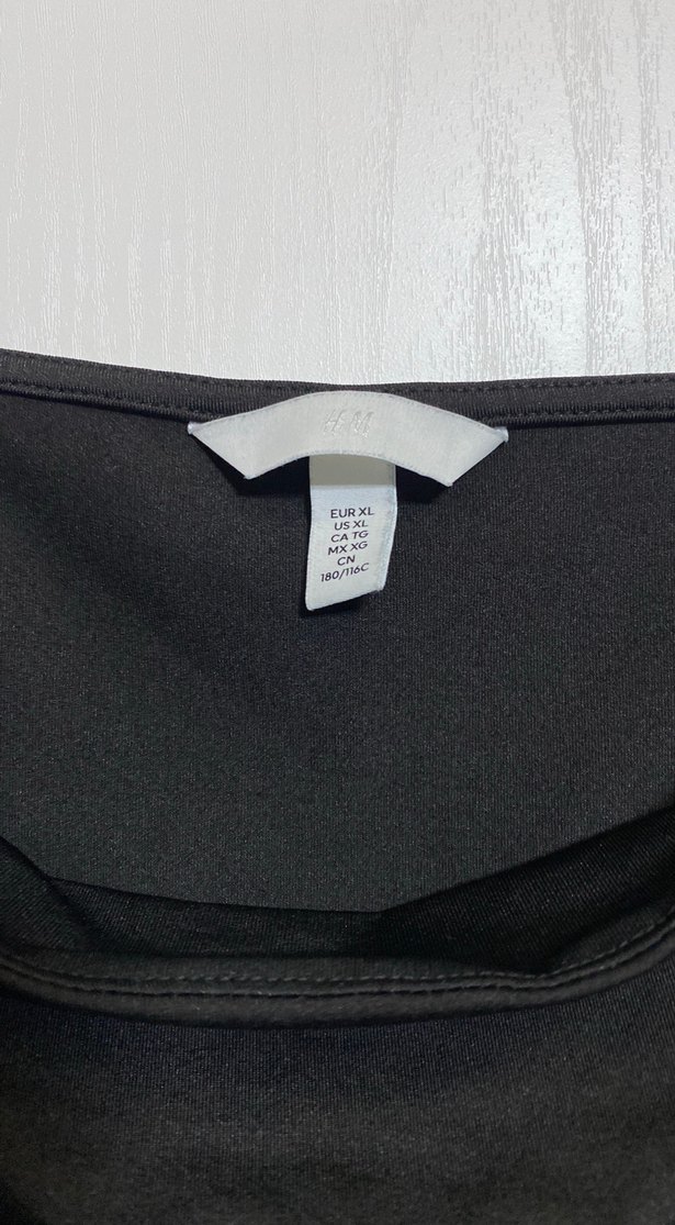 Siyah Drapeli Mini Kadın Atlet - Görsel 4