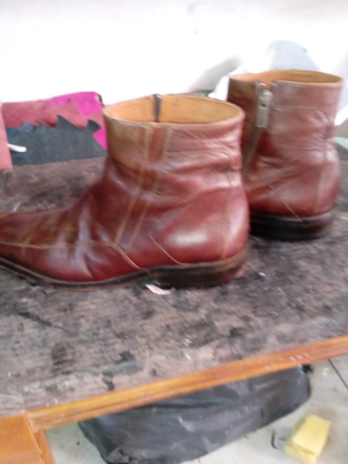 Kahverengi Deri Tokalı Erkek Bot - Görsel 2