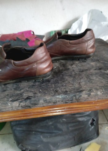 Kahverengi Deri Erkek Klasik Ayakkabı - Görsel 6