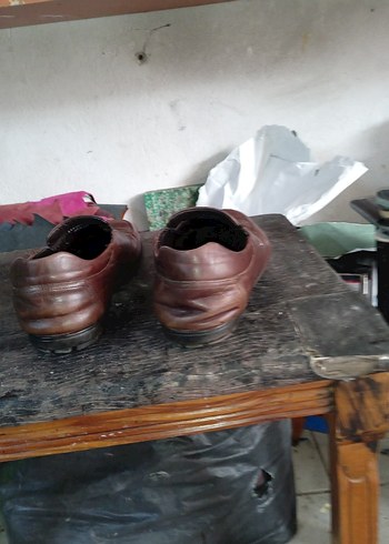 Kahverengi Deri Erkek Klasik Ayakkabı - Görsel 3