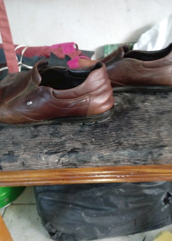 Kahverengi Deri Erkek Klasik Ayakkabı - Görsel 4