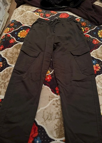 Erkek Kamuflaj Kemerli Bol Kesim Pantolon