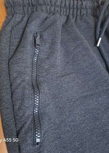 Gri Fermuarlı Erkek Eşofman Altı - Görsel 6