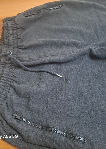 Gri Fermuarlı Erkek Eşofman Altı - Görsel 5