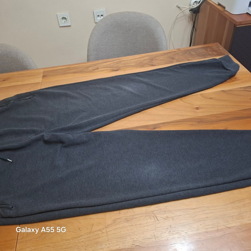 Gri Fermuarlı Erkek Eşofman Altı - Görsel 4