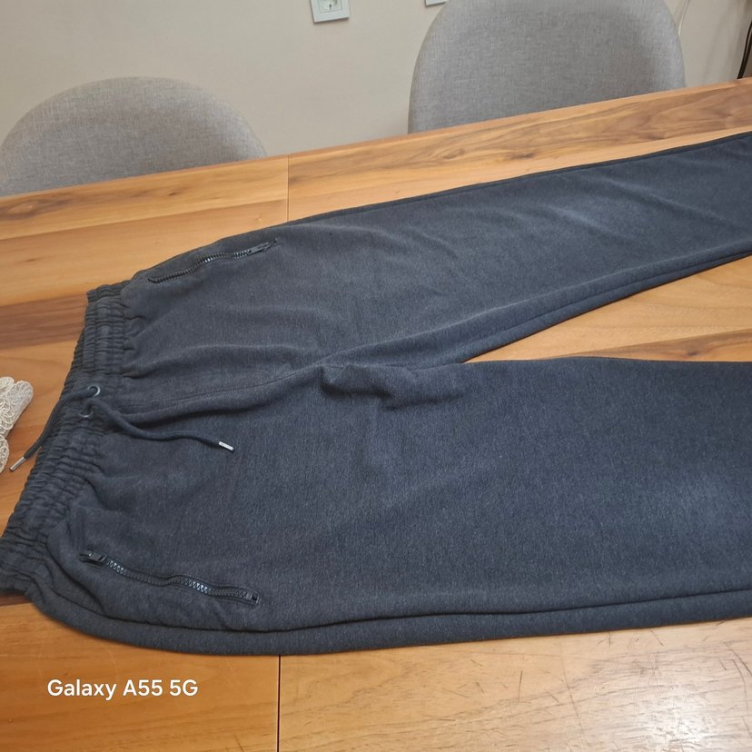 Gri Fermuarlı Erkek Eşofman Altı - Görsel 3