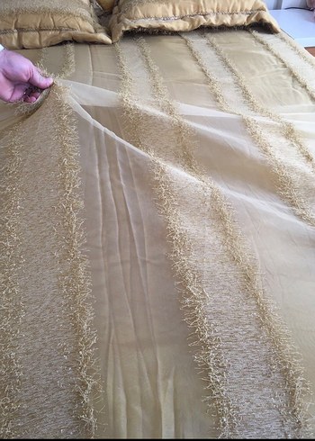 Parlak Sarı Düz Yatak Örtüsü - Görsel 4