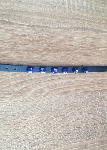 Mavi Boncuklu Kedi tasması - Görsel 3