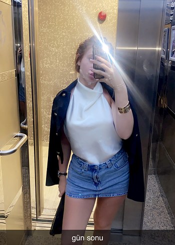 36 Beden Mini Denim Şort