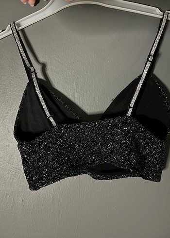 Primark Siyah Parlak Mini Büstiyer