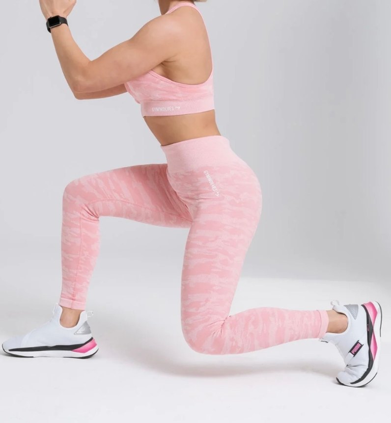 Pembe Spor Tayt - Görsel 2