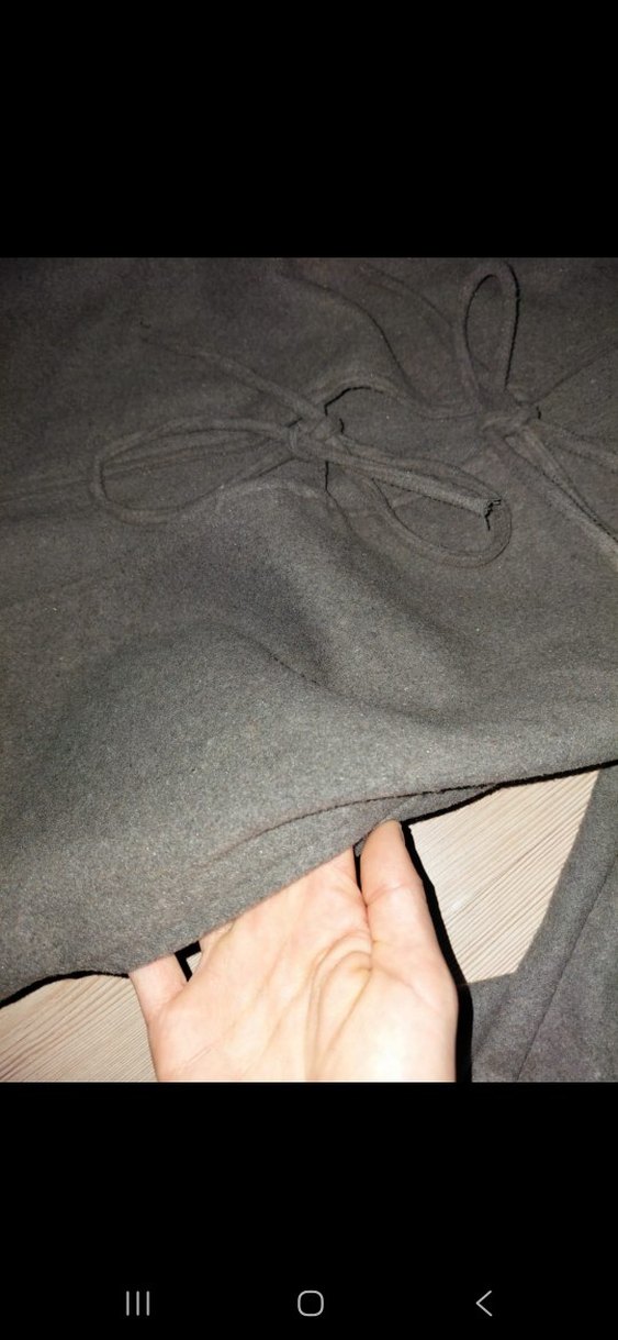 Gri Kemerli Kısa Kadın Kaban - Görsel 3