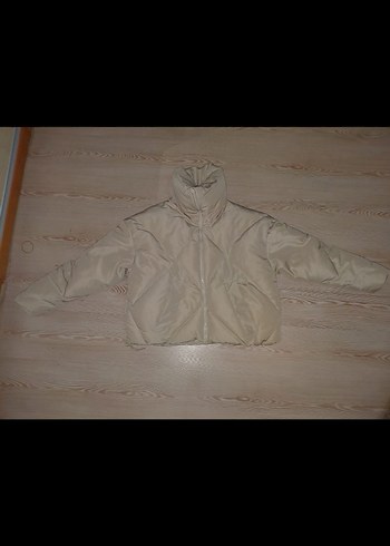 Dik Yakalı Lastikli Şişme Mont - Görsel 4