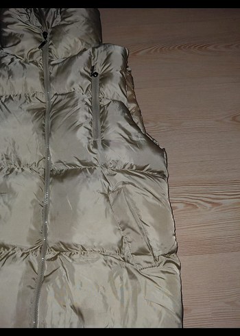 Fermuar Detay Şisme Yelek - Görsel 3